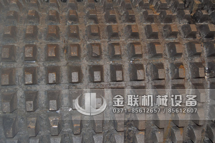 双齿辊破碎机斜方齿